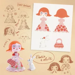 Poppenwinkel -Poppenwinkel djeco arty toys elodia white