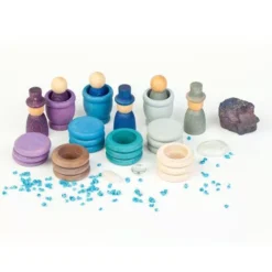 Grapat Houten Nins® Poppetjes Met Ringen En Schijfjes - Winter -Poppenwinkel grapat houten nins poppetjes met ringen en schijfjes winter 16 164 1