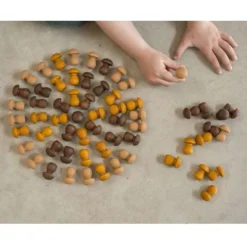 Grapat Houten Paddenstoeltjes - Bruin (36st) 7 Grapat Houten Paddenstoeltjes - Bruin (36st) -Poppenwinkel grapat houten paddenstoeltjes bruin 36st 1