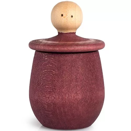 Grapat Houten Poppetje In Bakje - Rood 9 Grapat Houten Poppetje In Bakje - Rood - Afbeelding 7