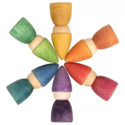 Grapat NinsĀ® Kabouters - Regenboog - 6st