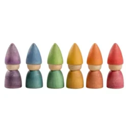 Grapat Nins® Kabouters - Regenboog - 6st -Poppenwinkel grapat nins kabouters regenboog 6st2