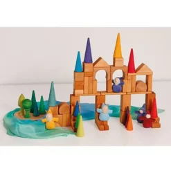 Grimm's Regenboog Bos - (12st) -Poppenwinkel grimm s boomtoppen regenboog 12st 2