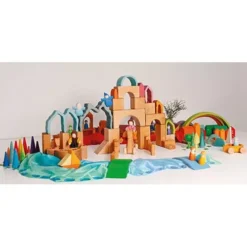 Grimm's Regenboog Bos - (12st) -Poppenwinkel grimm s boomtoppen regenboog 12st