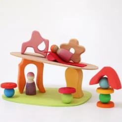 Grimm's Speelset Bloemenweide -Poppenwinkel grimm s speelset bloemenweide 3