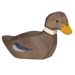 Holztiger Eend Zwemmend 4 Cm