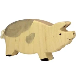 Holztiger Mannetjesvarken Gevlekt 14 Cm