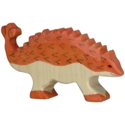 Holztiger Ankylosaurus 12 Cm