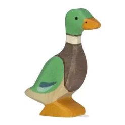 Holztiger Eend Mannetje 7 Cm