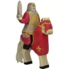 Holztiger Ridder Rijdend Rood 17 Cm