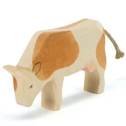 Ostheimer Koe Grazend - Bruin - 14 Cm