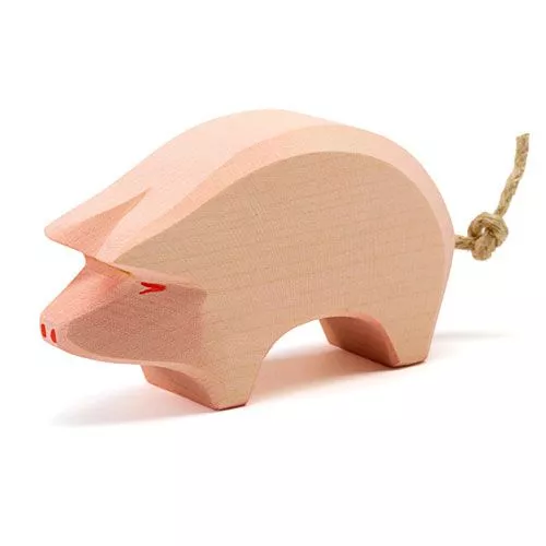 Ostheimer Varken Roze Met Kop Omlaag - 11 Cm 3 Ostheimer Varken Roze Met Kop Omlaag - 11 Cm