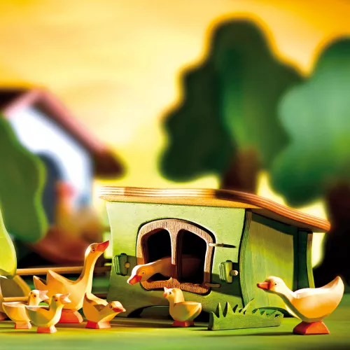 Ostheimer Ganzenkuiken - 3,5 Cm 4 Ostheimer Ganzenkuiken - 3,5 Cm - Afbeelding 2