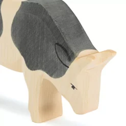 Ostheimer Koe Grazend - Zwart - 14 Cm -Poppenwinkel ostheimer koe grazend zwart 14 cm 2