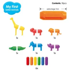 Smartmax Magnetisch Puzzelspel My First - Safaridieren -Poppenwinkel smartmax magnetisch puzzelspel my first safaridieren 4